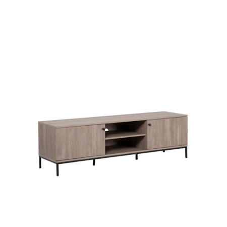 Design Square Lyra Lowline Entertainment Unit TV Stand W/ 2-Doors 150cm - Oak