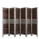 Levede 6 Panel Room Divider Folding Screen Privacy Dividers Stand Wood Brown