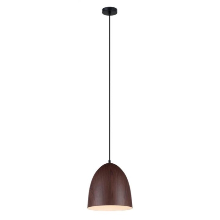 LIGNA Pendant Lamp Light Interior ES Black Walnut Oblong OD250mm