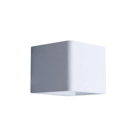 LONDON Wall Light Interior Surface Mounted Up/Down 6W Cube Matte White 3000K 450LM