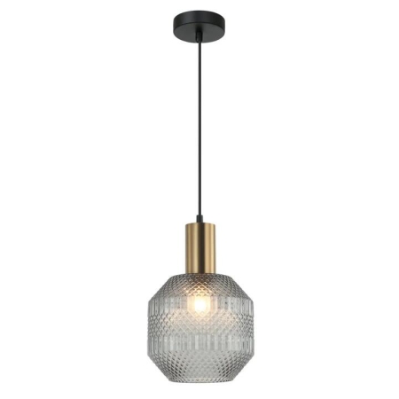 MARACA Pendant Lamp Light Interior ES Smoke Glass Jar OD200mm