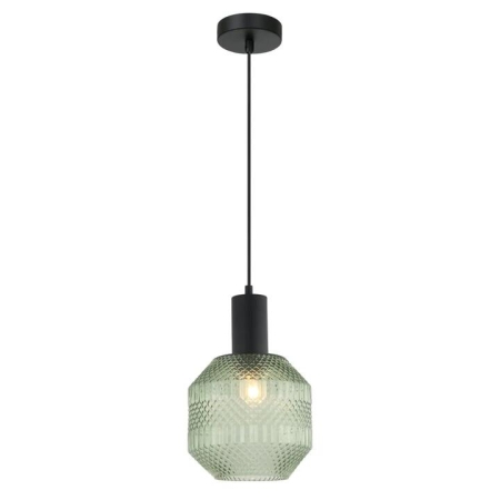 MARACA Pendant Lamp Light Interior ES Green Glass Jar OD200mm