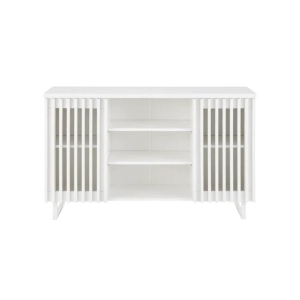 Manila Buffet Unit Sideboard Storage Cabinet - White - White