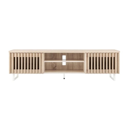 Manila Lowline Entertainment Unit TV Stand Storage Cabinet 160cm - Natural - Natural