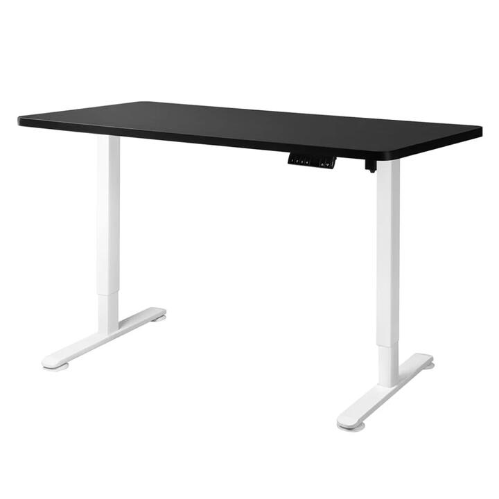 Levede Motorised Standing Desk Height Adjustable Electric Sit Stand Table 140CM White Black
