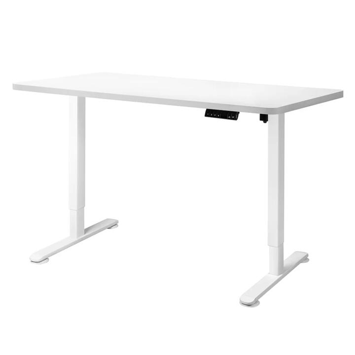 Levede Motorised Standing Desk Height Adjustable Electric Sit Stand Table 140CM White