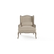 Marion Wingback Armchair Relaxing Accent Lounge Chair - French Beige