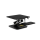 Lite Height Adjustable Sit Stand Computer office Desk Riser Small Black