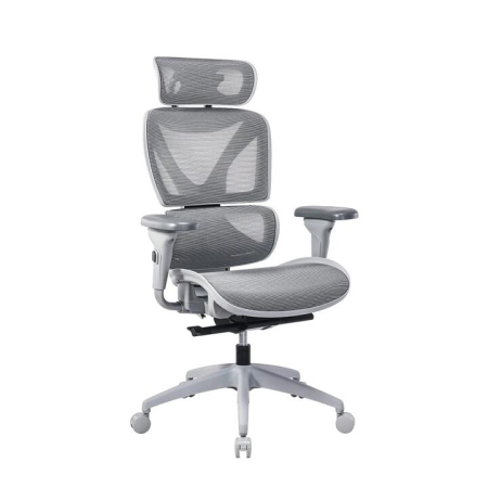 Maestro Furniture Lucia High Back Mesh Ergonomic Computer Working Office Desk Chair Grey