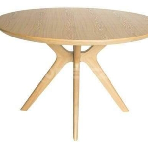 Lyn Round Wood Dining Table - 120cm - Natural