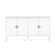 HomeStar Havana Modern Coastal Sideboard Buffet Unit Storage Cabinet - White