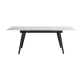 Our Home Joren Sintered Stone Extendable Rectangular Dining Table 140-180cm - Black & White