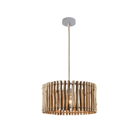 Hazelton Timber Shade Pendant Lamp Light Natural