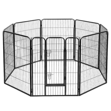 i.Pet 40 Pet Dog Playpen Kennel Puppy Enclosure Fence Cage Play Pen 8 Panel"