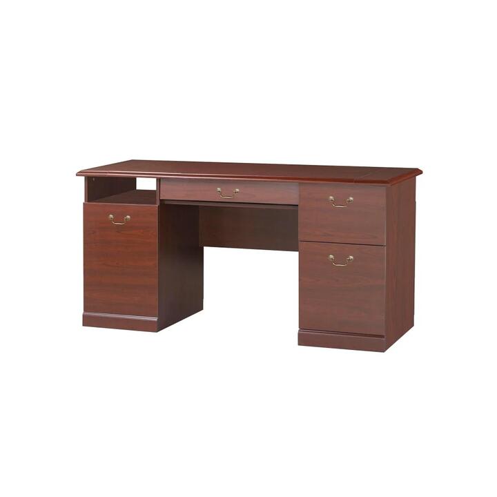 Maestro Furniture Kerney Executive Manager Home Office Computer Working Desk - Cherry
