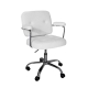 HomeStar Huggy  Faux-Fur Sheeperd Office Task Working Computer Chair - White