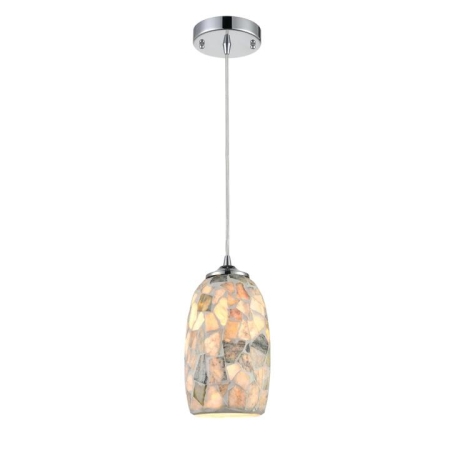 GLAZE Pendant Lamp Light Interior ES Light Stone Mosaic Glass Ellipse OD136mm