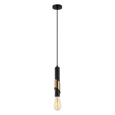 GOLDA Pendant Lamp Light Interior ES Matte Black Antique Brass Plate Tube OD50mm