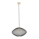 GOLPE Pendant Lamp Light Interior ES 60W Black Small Stainless Steel OD400mm