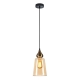 JEREZ Pendant Lamp Light Interior ES 72W Bronze Amber Flat Top Ellipse OD160xH305mm