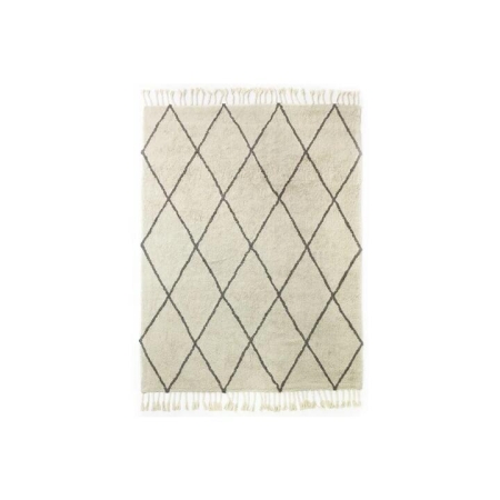 Hand Woven Tufted Cotton Rug - 200cm x 290cm