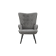 Henry High Back Fabric Accent Lounge Relaxing Armchair - Charcoal - Charcoal