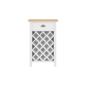 Hampton Wine Rack - White/Natural - White