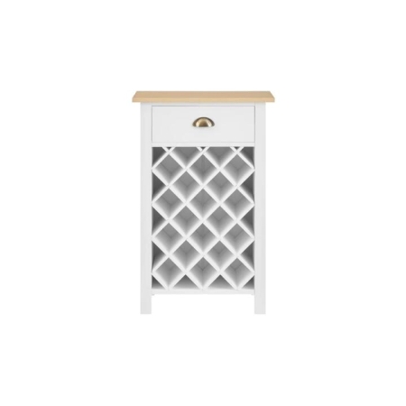 Hampton Wine Rack - White/Natural - White