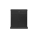 Hampton Style Buffet Unit Sideboard Storage Cabinet - Black - Black