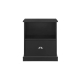 Hampton Bedside Nightstand Side Table - Black - Black