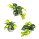 Glamorous Fusion Holland Bush Artificial Faux Plant Decorative In Pot Set