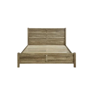 King Size Bed Frame Natural Wood like MDF in Oak Colour