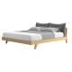 Maestro Furniture Jolene Danish Wooden Bed Frame W/ Headboard Pillows King Size