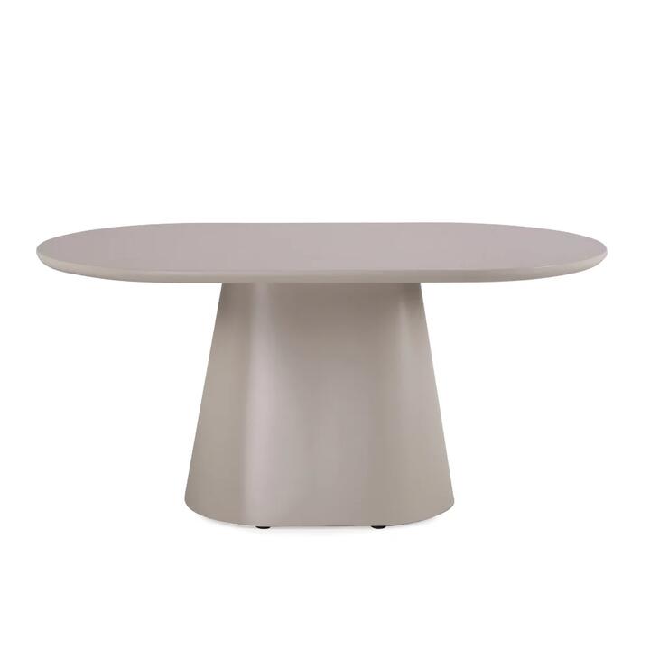 Raimon Furniture Kylen Modern Rectangular Wooden Kitchen Dining Table 200cm Putty