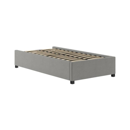 Gaslift Bed Frame Stone Grey Single