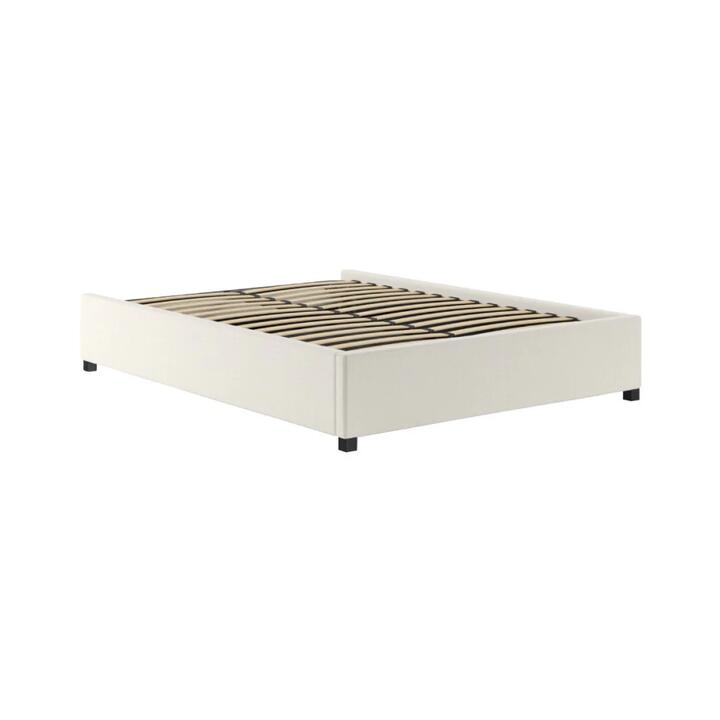 Gaslift Bed Frame White - Queen