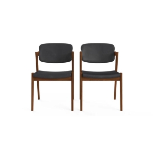 Ingrid Set of 2 Dining Chairs Cafe Walnut