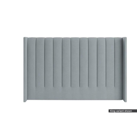 Isabella Bed Head Heron Grey Queen