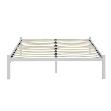 Hindmarsh Metal Bed Frame White - King