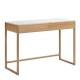 Design Square Gloria Hallway Console Hall Table Terrazzo Effect Top 2-Drawers Oak