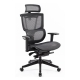 Maestro Furniture Kiran High Back Full Mesh Seat Full Adjustable Ergonomic Computer Working Office Chair Black