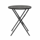 Raimon Furniture Kara Antirust Treatment Metal Outdoor Small Dining Table 60cm Espresso