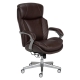 Maestro Furniture iComfort B&T Executive PU Leather Home Office Computer Working Chair Brown