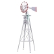 Garden Windmill 4FT 146cm Metal Ornaments Outdoor Decor Ornamental Wind Mill