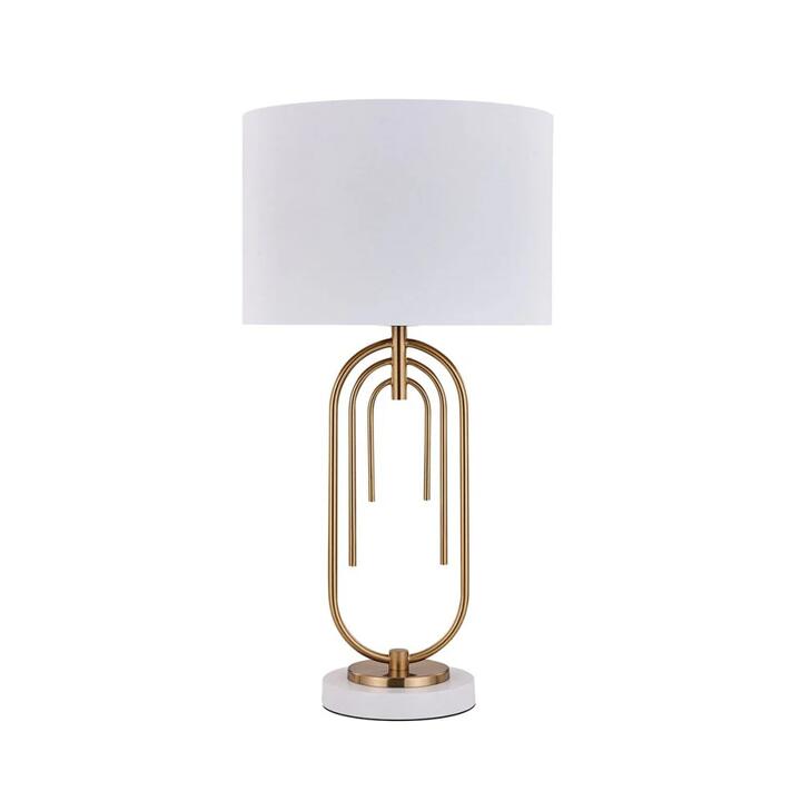 Flora Modern Elegant Table Lamp Desk Light  - White