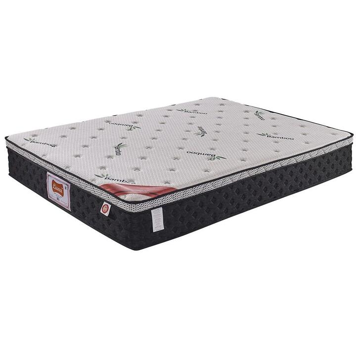 Design Square Euro Top Pocket Spring Bamboo Fabric Memory Foam Mattress - Queen