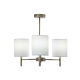 Emrys Modern Ceiling Light Lamp Antique Brass Grey Shade