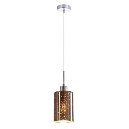 ESPEJO Pendant Lamp Light Interior ES 72W Copper Glass with Dotted effect OD120mm