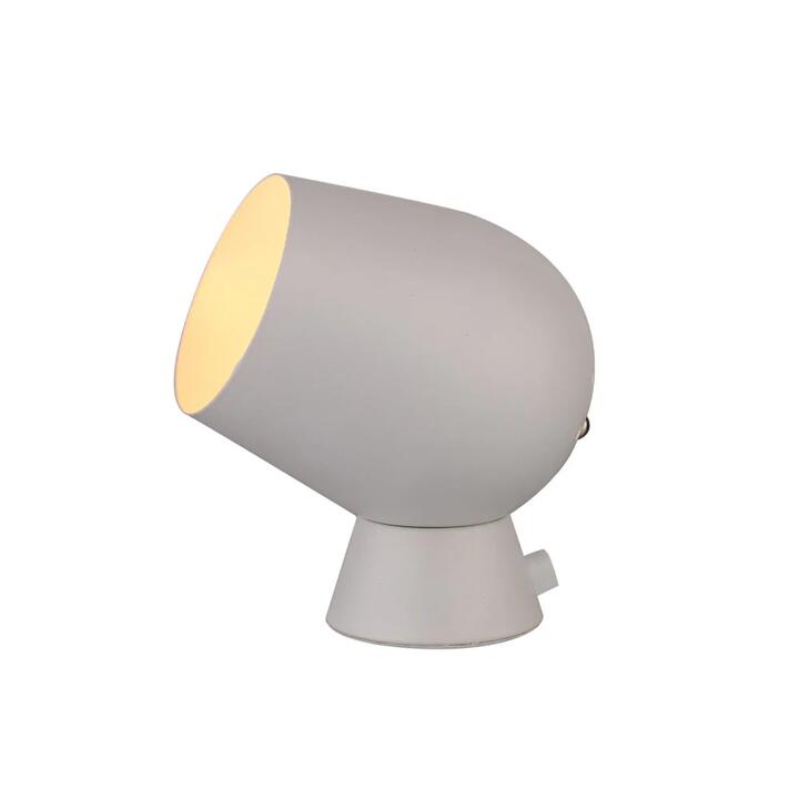 FOKUS Table Lamp SES White Ellipse OD165mm Fixed Touch