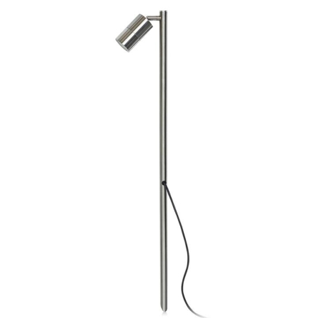 Garden Spike Light Single Adjustable 12V MR16 Stainless Steel 316 IP65 L1000mm Cable encl Post
